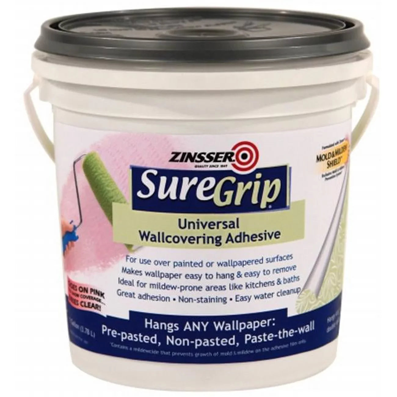 Adhesive 1 Glue Zinsser SureGrip Strength Wallcovering gal High