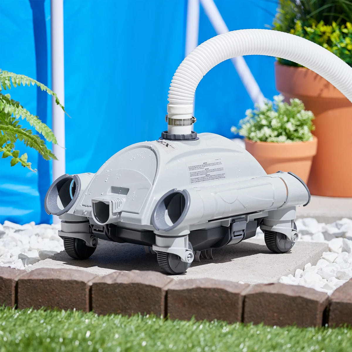 Ground 28001E Automatic Above Pool Vacuum Cleaner, Swimming Intex