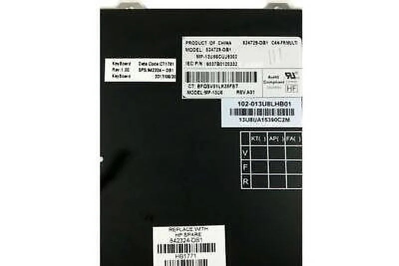 Silver New A HP - 804214-001 1020 Backlit Grade G1 Laptop Pre-Owned Keyboard Folio Like EliteBook
