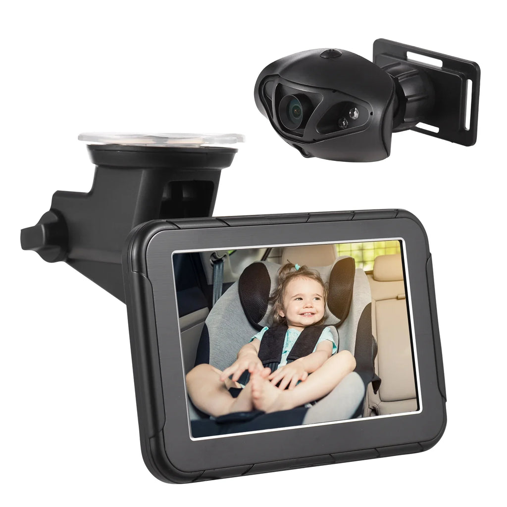 View Wide Display Rear Seat 5 Mirror Seat Baby Monitor Seat Invigilator,Camera 5 Seat 150° 5 Inch Camera Car Inch Car Dazzduo Baby Car 150° Baby View Display Baby Car Mirror Wide Monitor Vision