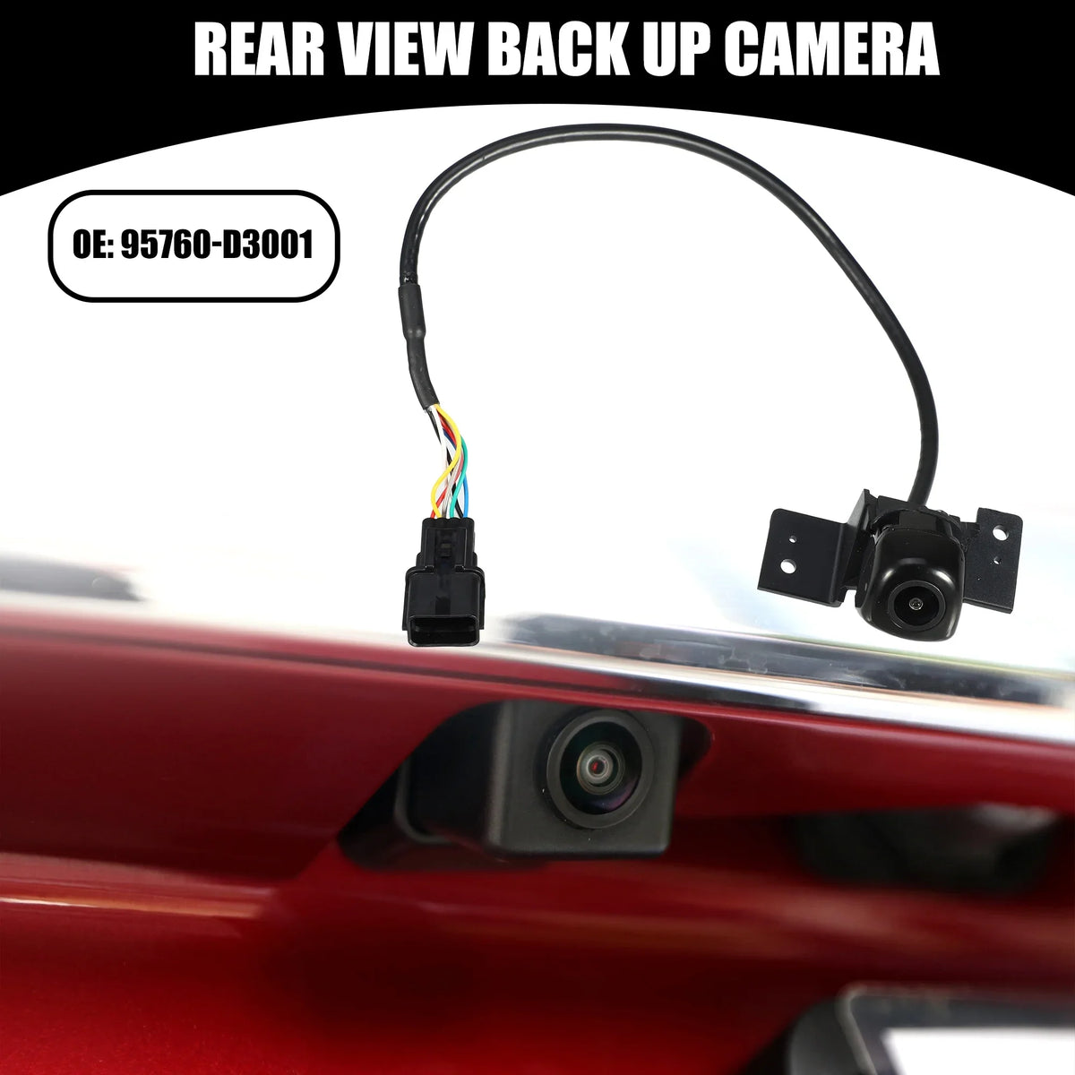 Hyundai Back No.95760-D3001 Tucson Plastic for View Car Rear Black Camera 2016-2018 Up