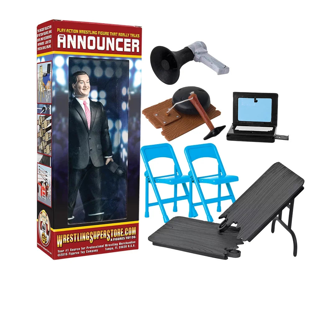 For Announcer Wrestling Figure Gear Special Action 5 WWE Figures Wrestling Deal