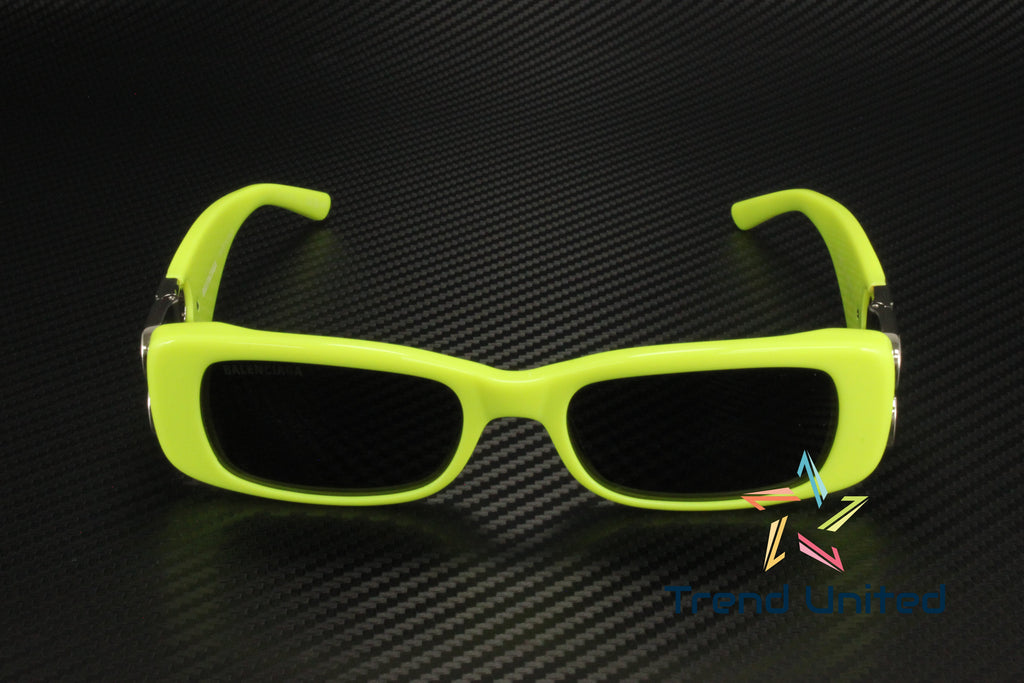 51 Ladies BB0096S Rectangular 008 Sunglasses Grey Balenciaga