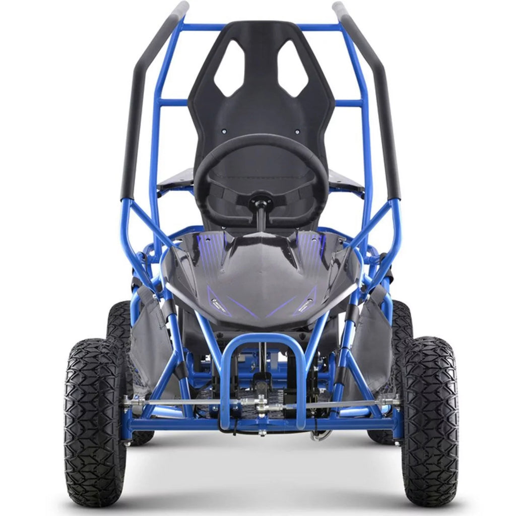 Maverick 1000w 36v MotoTec Electric Kart Blue Go