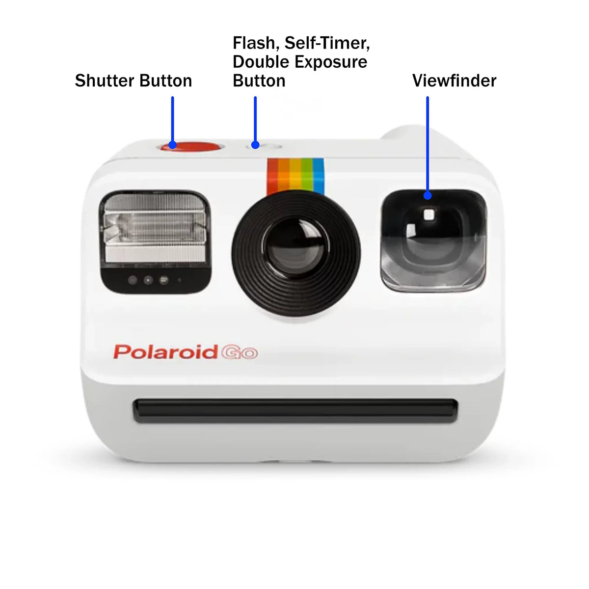 Lens Instant Camera 16 Film Camera Go Polaroid Mini with Instant Starter Go Polaroid Lumintrail Set, White Bundle, Cleaning textile… Instant a with Color