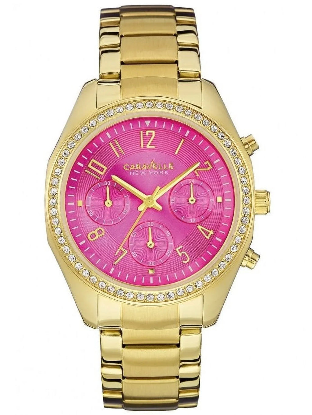 Ladies Caravelle York Gold-Tone New Watch 44L168 Melissa