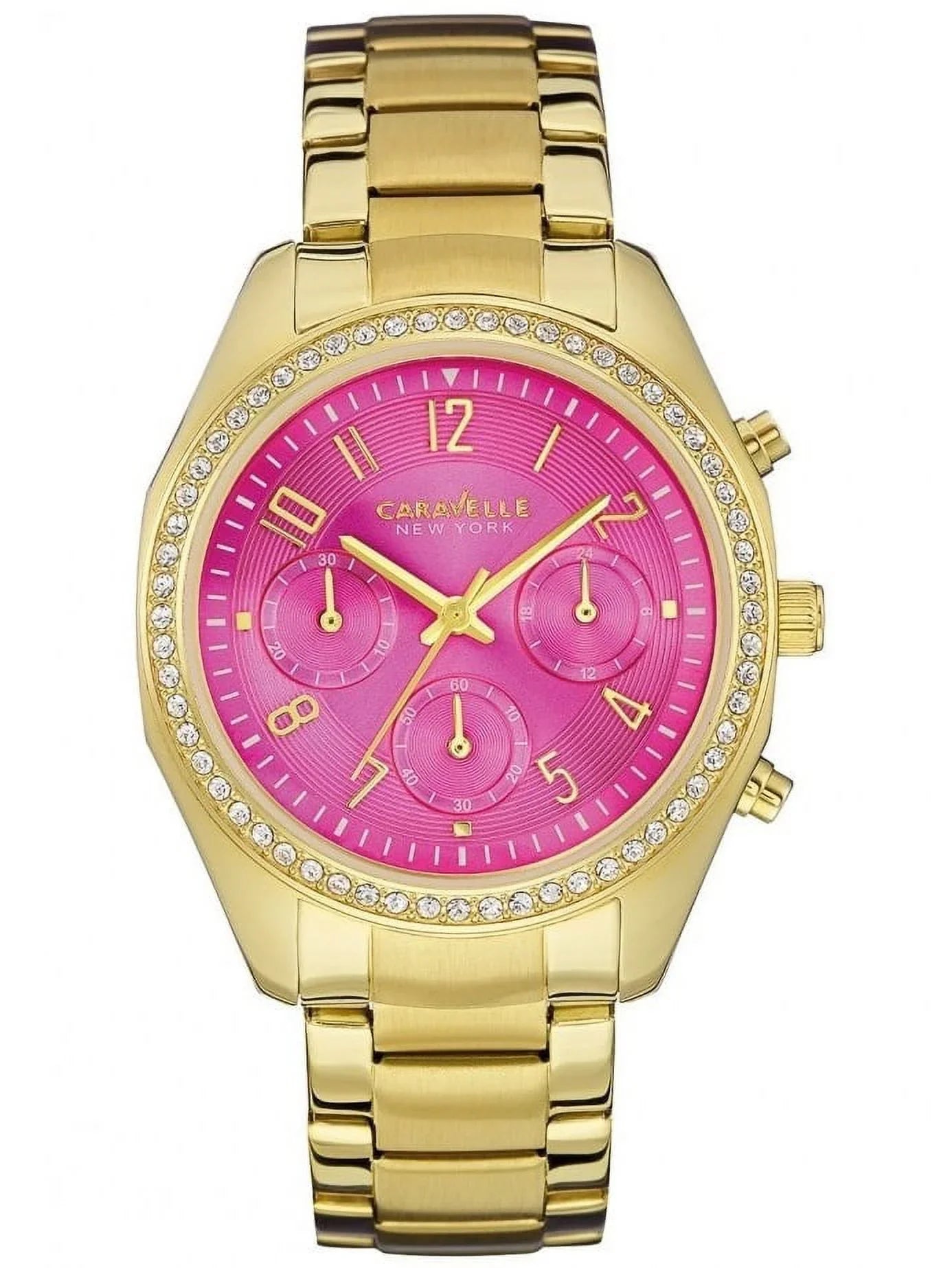 Ladies Caravelle York Gold-Tone New Watch 44L168 Melissa
