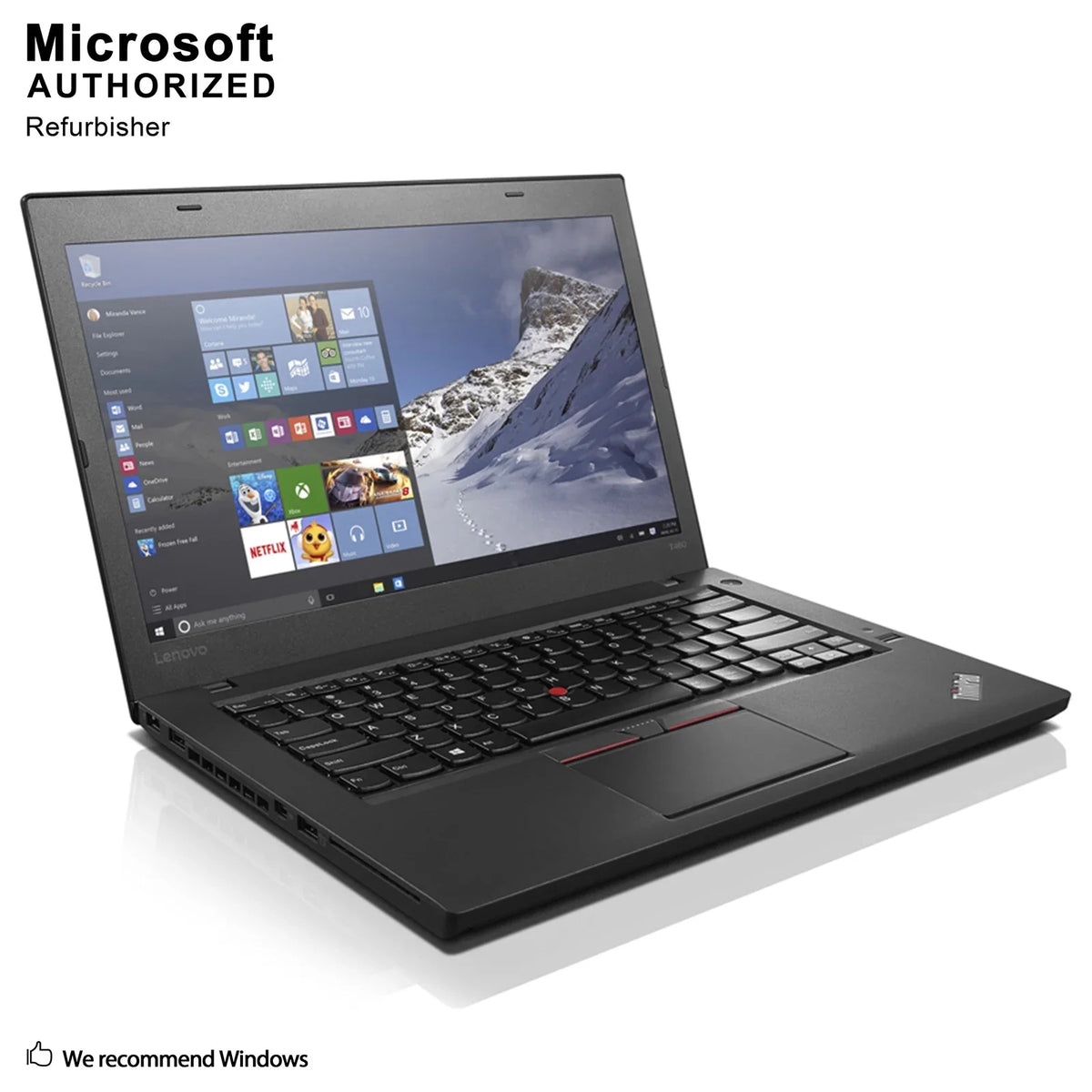 Laptop, 14" 3.0G, ThinkPad I5-6300U up W10P64-Multi (EN/ES/FR) 3.0, Core Used miniDP, to Support Grade HDMI, DDR3L, T460 Intel 8G 500G, USB Lenovo A Languages