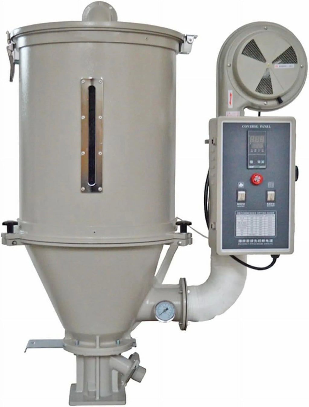 25KG Type Capacity Dryer Plastic Plastic Hopper Dehumidifier PP 55lbs 220V for ABS PE EQCOTWEA