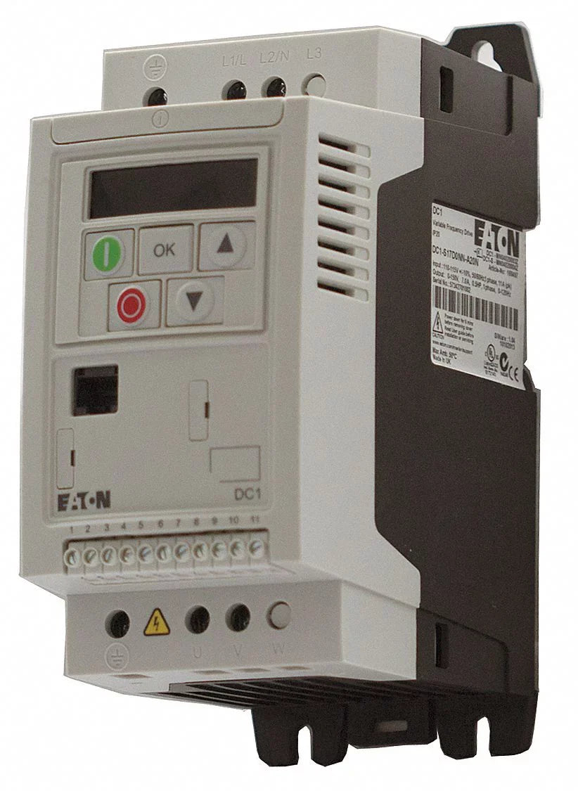 DC1-344D1NN-A20CE1 Frequency Variable AC Drive,2 hp,480V Eaton