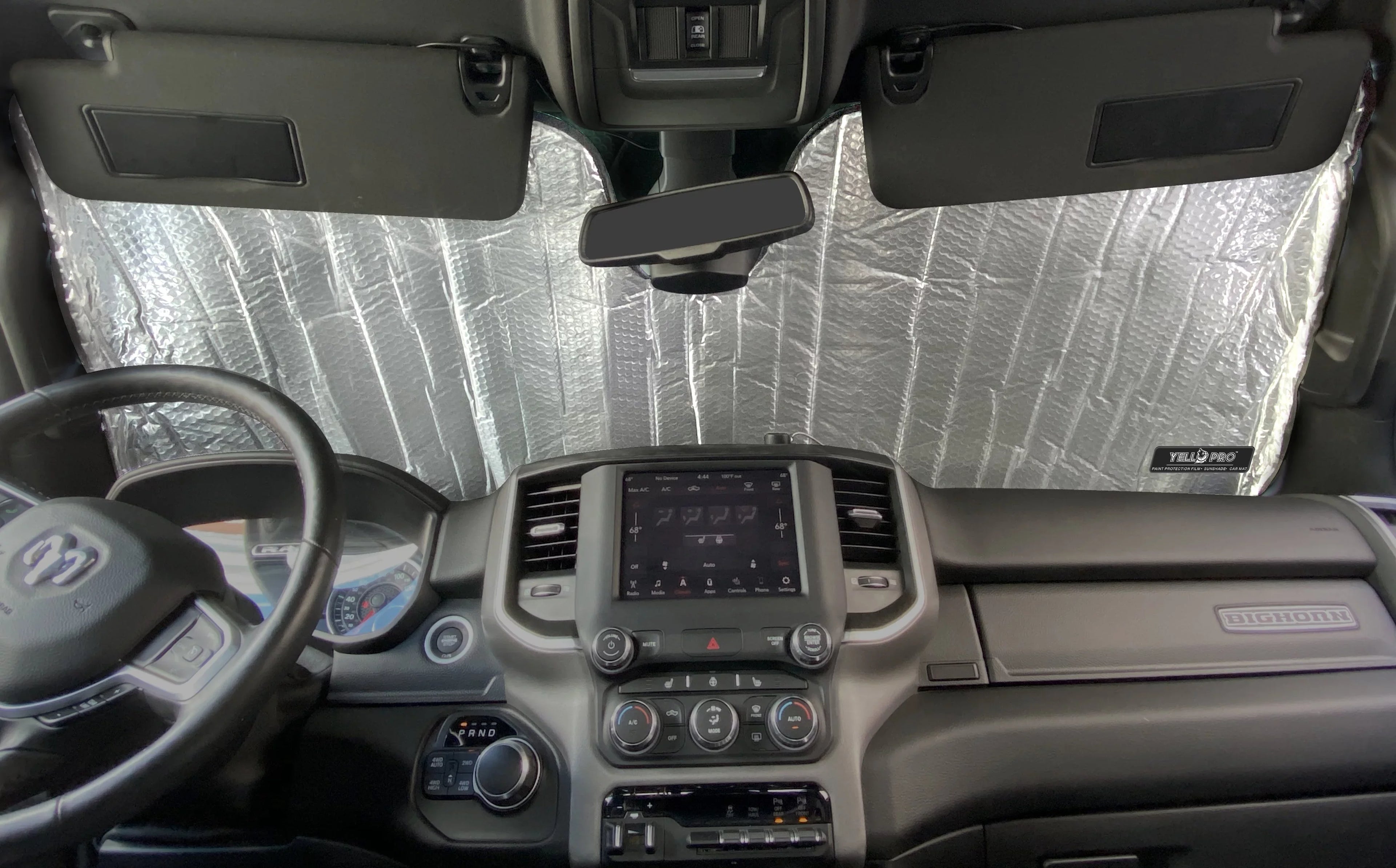 Cab Mega for Front Cab, 4Dr 2Dr Cab Quad Sunshade RAM Windshield 1500 Truck Cab Regular Crew Pickup Dodge 2019-2023