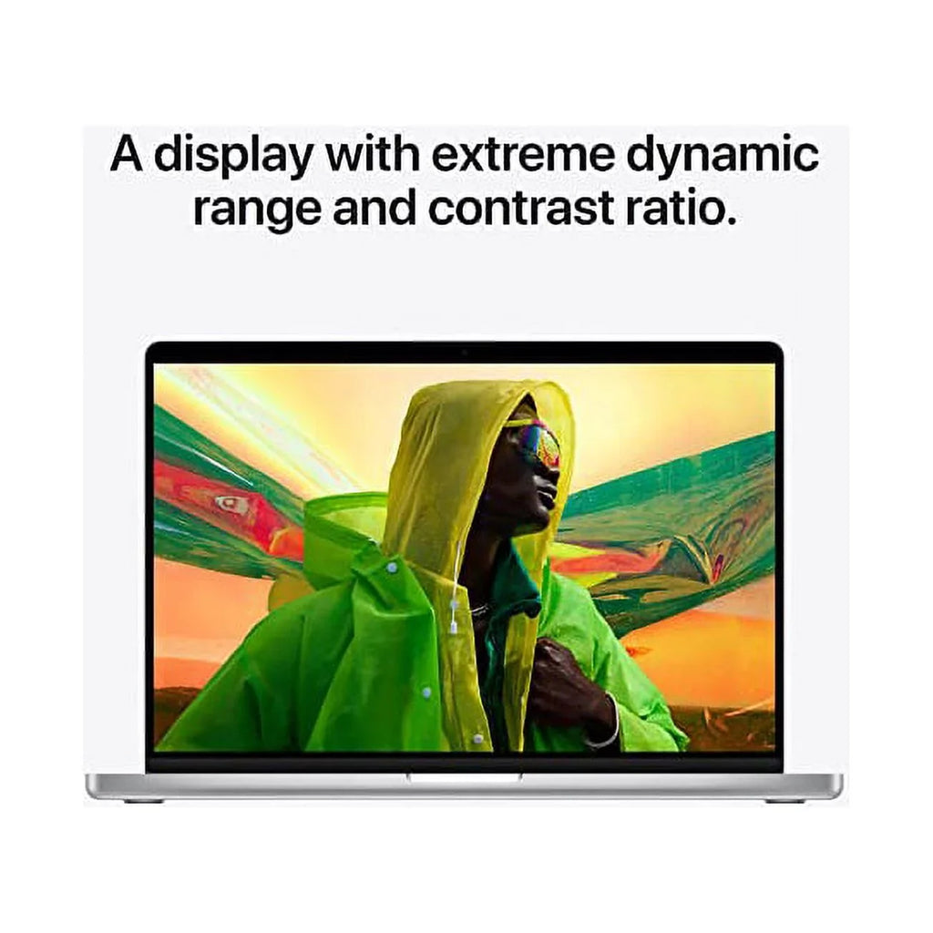 (Refurbished) Pro Silver 16GB MacBook Pro 8 RAM, CPU (14-inch, 512GB Restored with 14 Apple chip - core M1 GPU, SSD) and core Apple