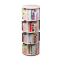 Organizer 4 Bookshelf Stackable 360° Tier Rotating Shelves