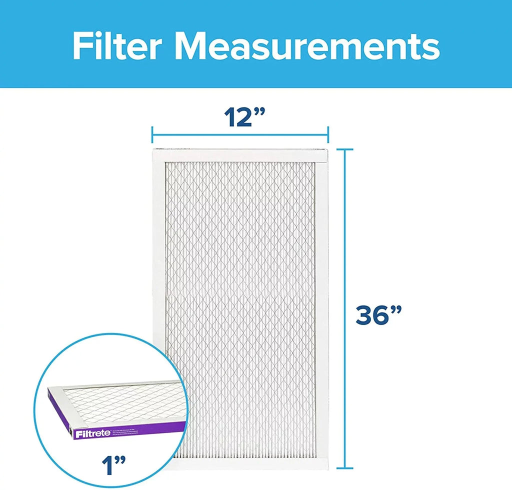 35.69 Furnace oxygen 0.78) x AC 12x36x1, Filter, (exact 11.69 Ultra x Living 6-Pack Healthy dimensions 1500, Allergen, MPR Filtrete