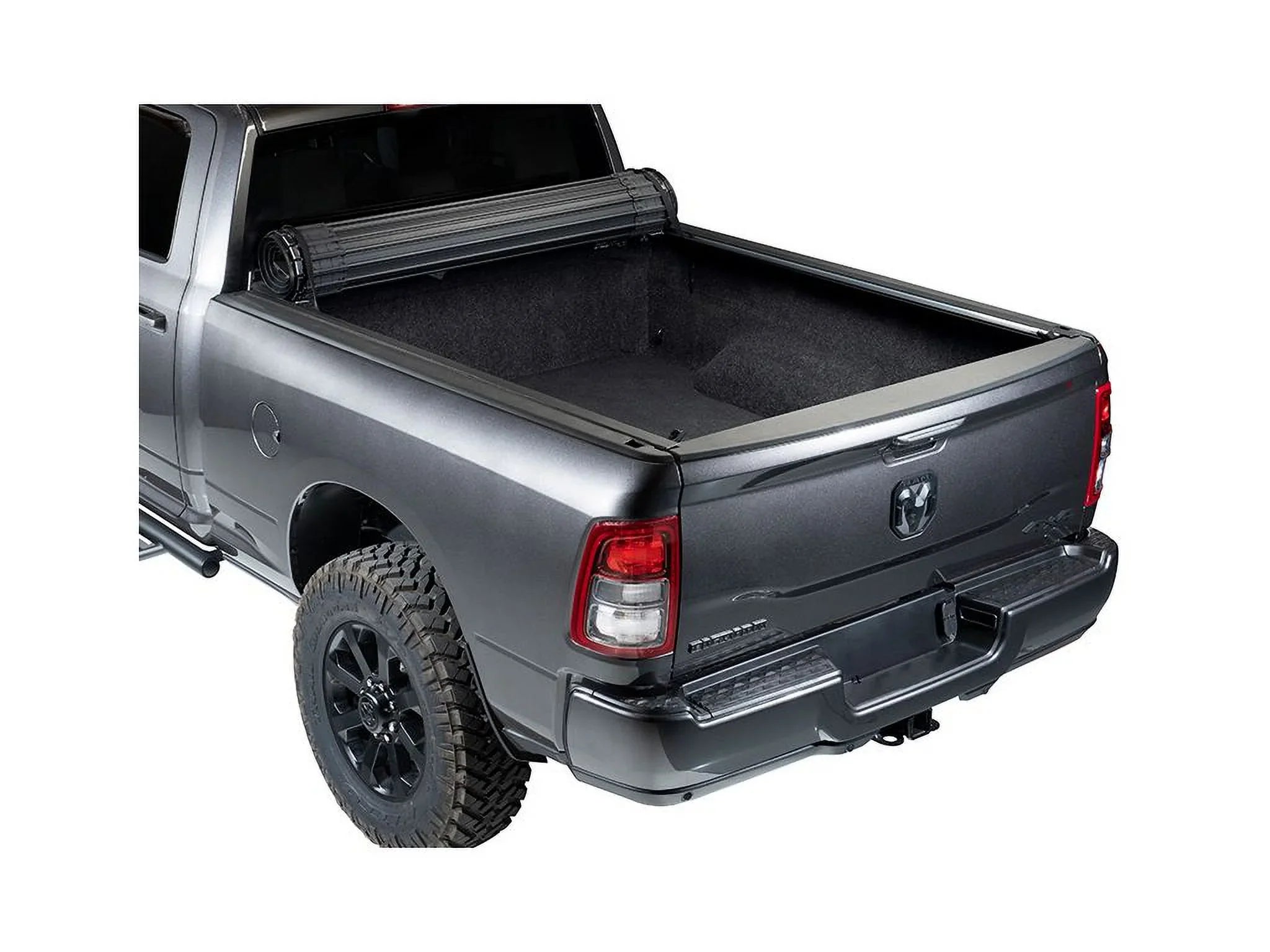 6' (76.3") 2500/3500 - 1500, 80213 Dodge 2018, | Classic 2019 X4s Compatible Hard | 2021 2010-21 - Truck Bed by Rolling BAK Revolver Ram Cover RealTruck with 4" Bed Tonneau 2009