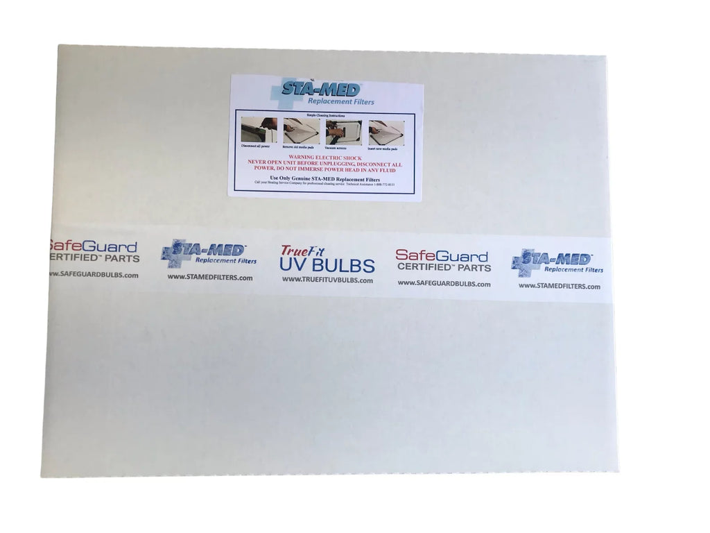 Year 10 Media AmClean Replacement Supply Pack) (4 AE Refills Comfort Pad 16x25 Filter