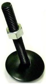 Game Room Guys Black Pinball Legs with Leg Levelers, Bolts & Washers (Set of 4)
