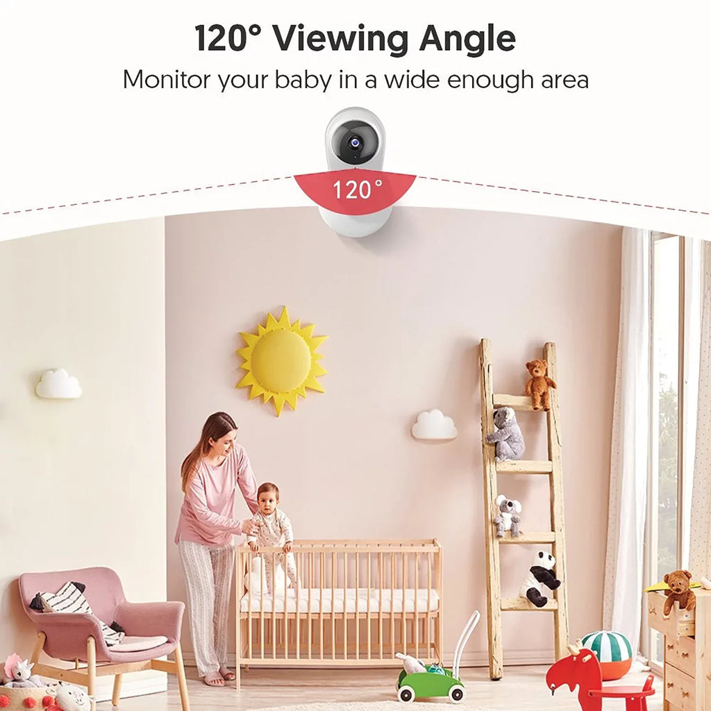 Victure Indoor WiFi Monitor, Smart Baby Camera Night White Security Vision, Color Home with 1080P