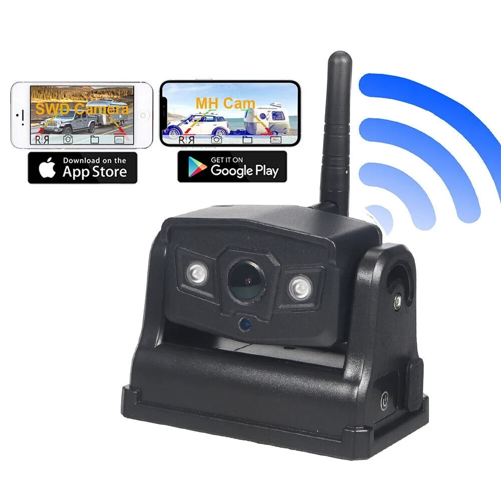 9600mAh Camera, WiFi Backup JLLOM Battery, Reliable View Magnetic Front/Rear Wireless,