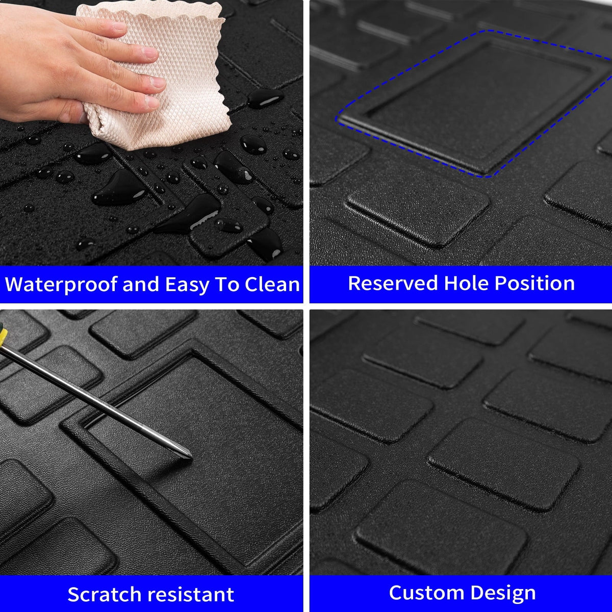 7 4Runner Mat Floor Accessories 2013-2023 Cargo Mats Cargo Liner Toyota Mat Fit Seats Trunk
