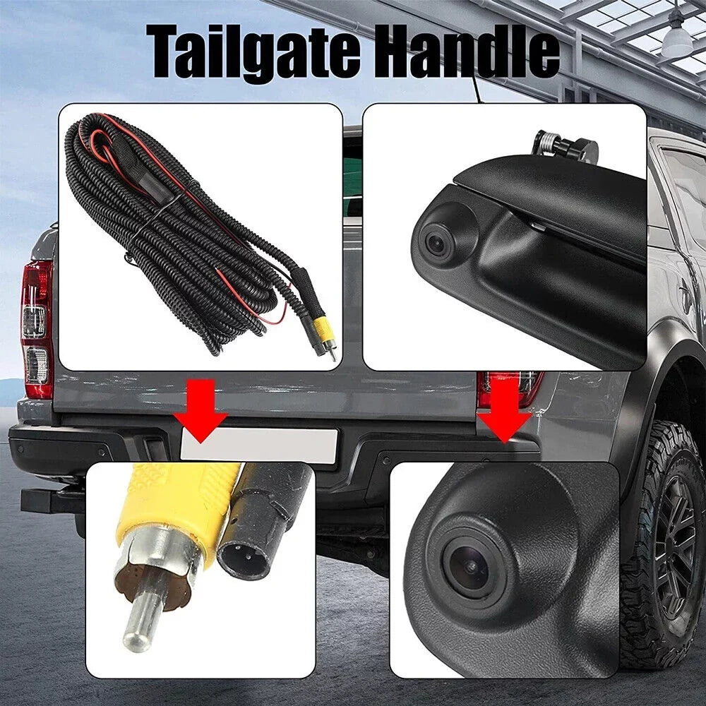 Backup for F150 97-07, Kit F250 at Installation JLLOM Waterproof Easy Ford Visibility CCD, HD Enhanced View Rear Night, Camera
