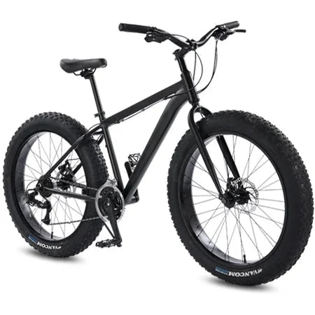 Wolf's Ffork 24 Wide Bicycle Fat Tire Front Women Bikes 26*4.0 Double Cycling Inch Frame Aluminum Men Fang Alloy Speed Snow