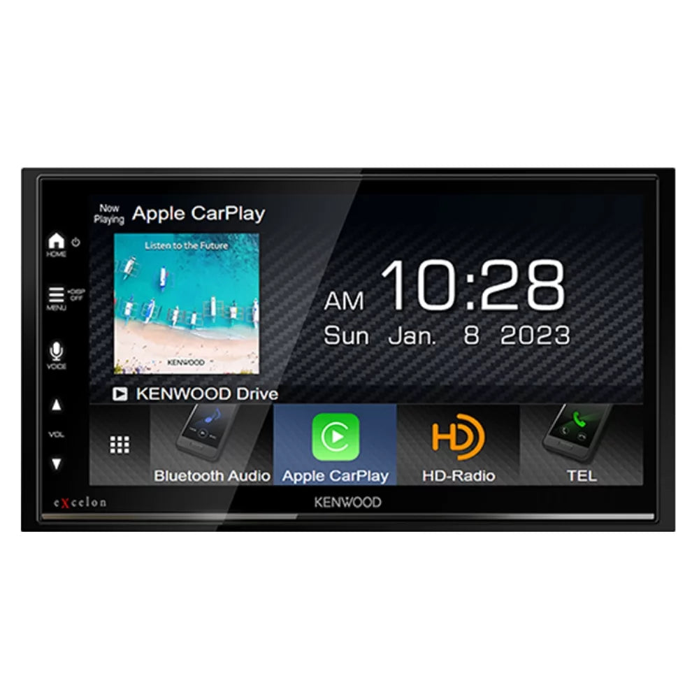 Multimedia Tuner Kenwood New and SiriusXM Receiver SXV300V1 6.8" Digital DMX809S