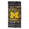 Beach Wolverines Northwest 30"x 60" The Group Stripes Michigan Towel Three