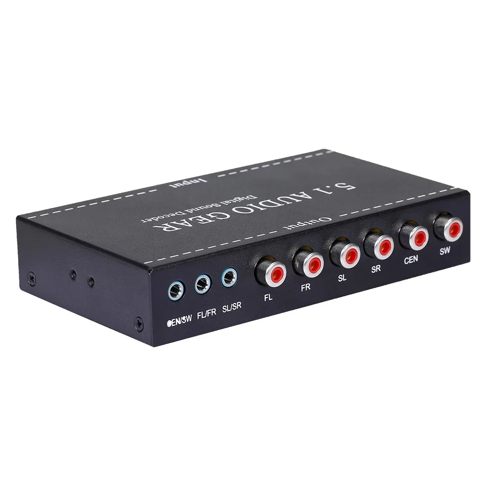 Audio Decoder,Dolby Audio 3.5mm Output 3.5mm Ajcoflt Audio Decoder Decoder 3.5mm Apexeon Audio US Audio Dolby Decoder Converter Support Audio Sound Digital Audio Sound Output Converter Converter