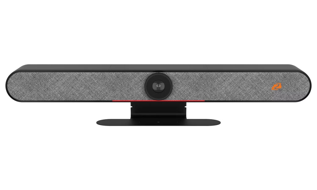 Tracking Auto and UHD Microphones BZBGEAR Intelligent Video 4K HDMI/USB-C Speakers/6-MEMS All-In-One 20W with Bar (Black)