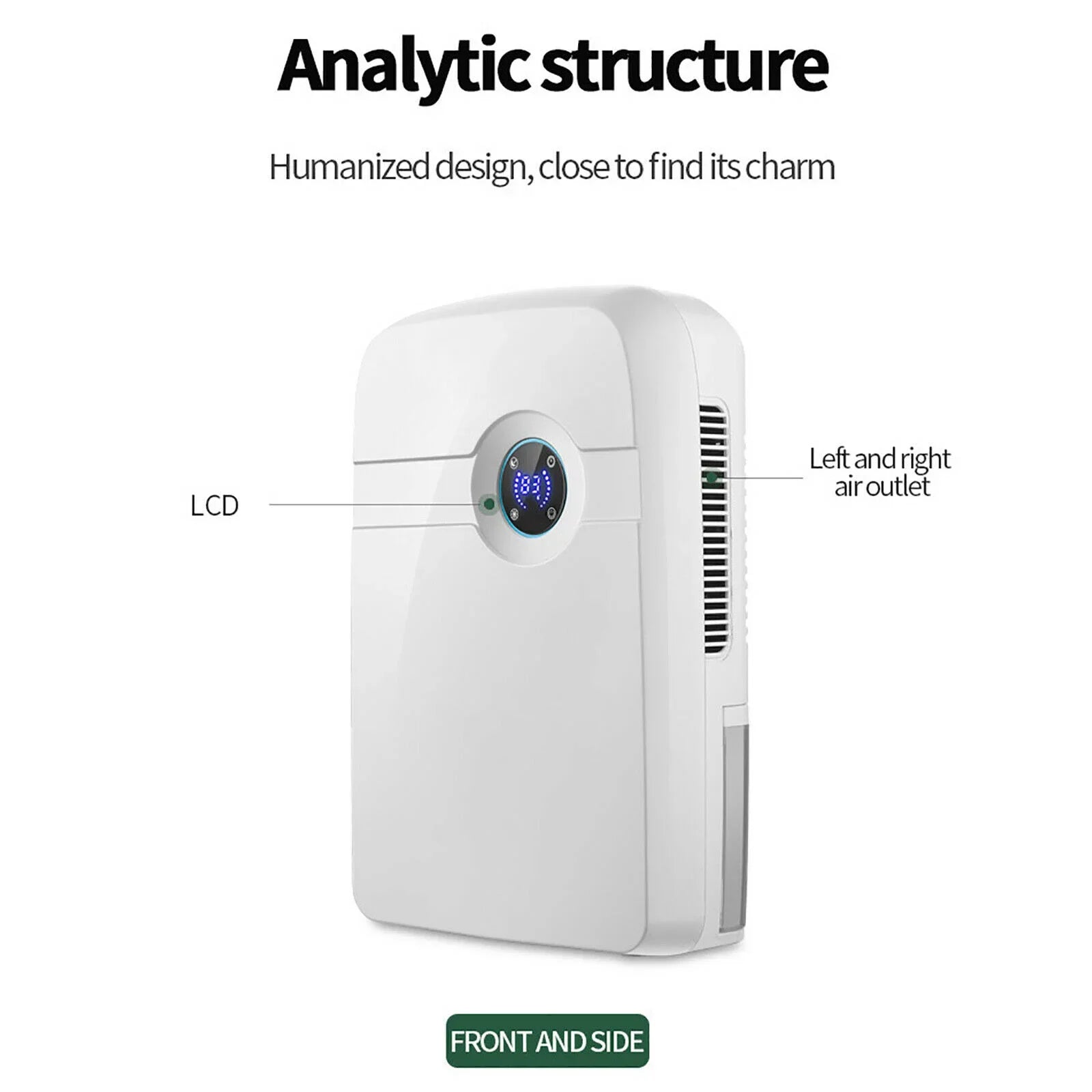 Dehumidifier with Remote Control Small 42W mobile MIDUO Dehumidifier Home for 2.5L