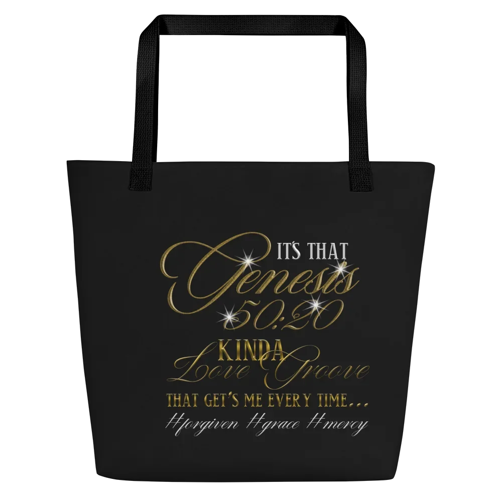 Kinda Bag Large Tote 50:20 Groove Love Genesis