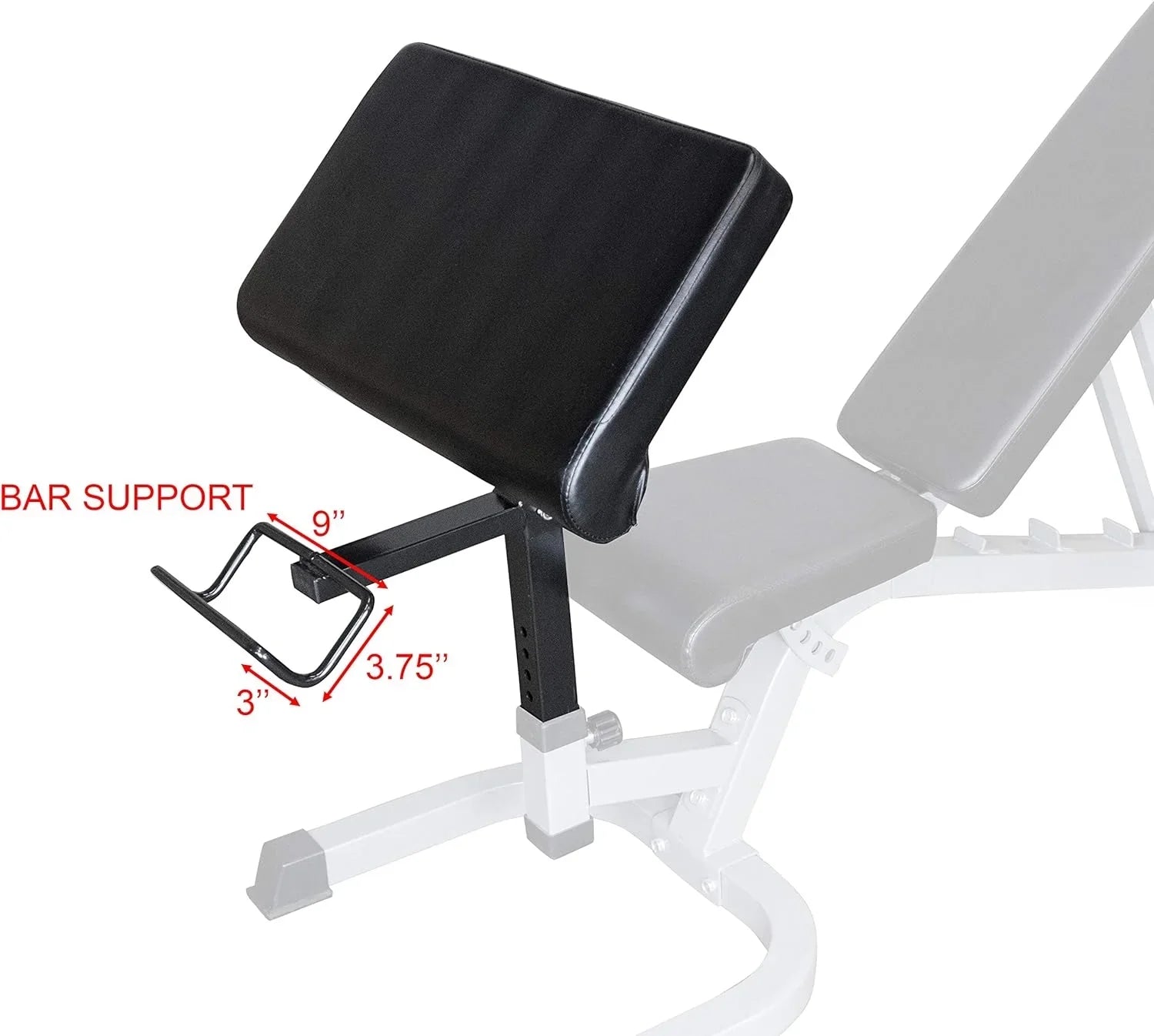 Curl Use Bench Attachment Preacher Only For EX-2 W/Benches