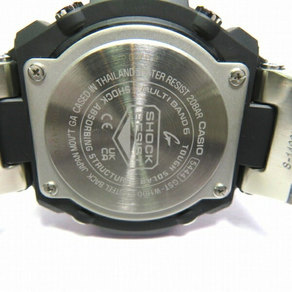 G-Shock Casio Pre-Owned 6 GST-W110D-7AJF Men's Solar (Good) Watch Multiband Radio