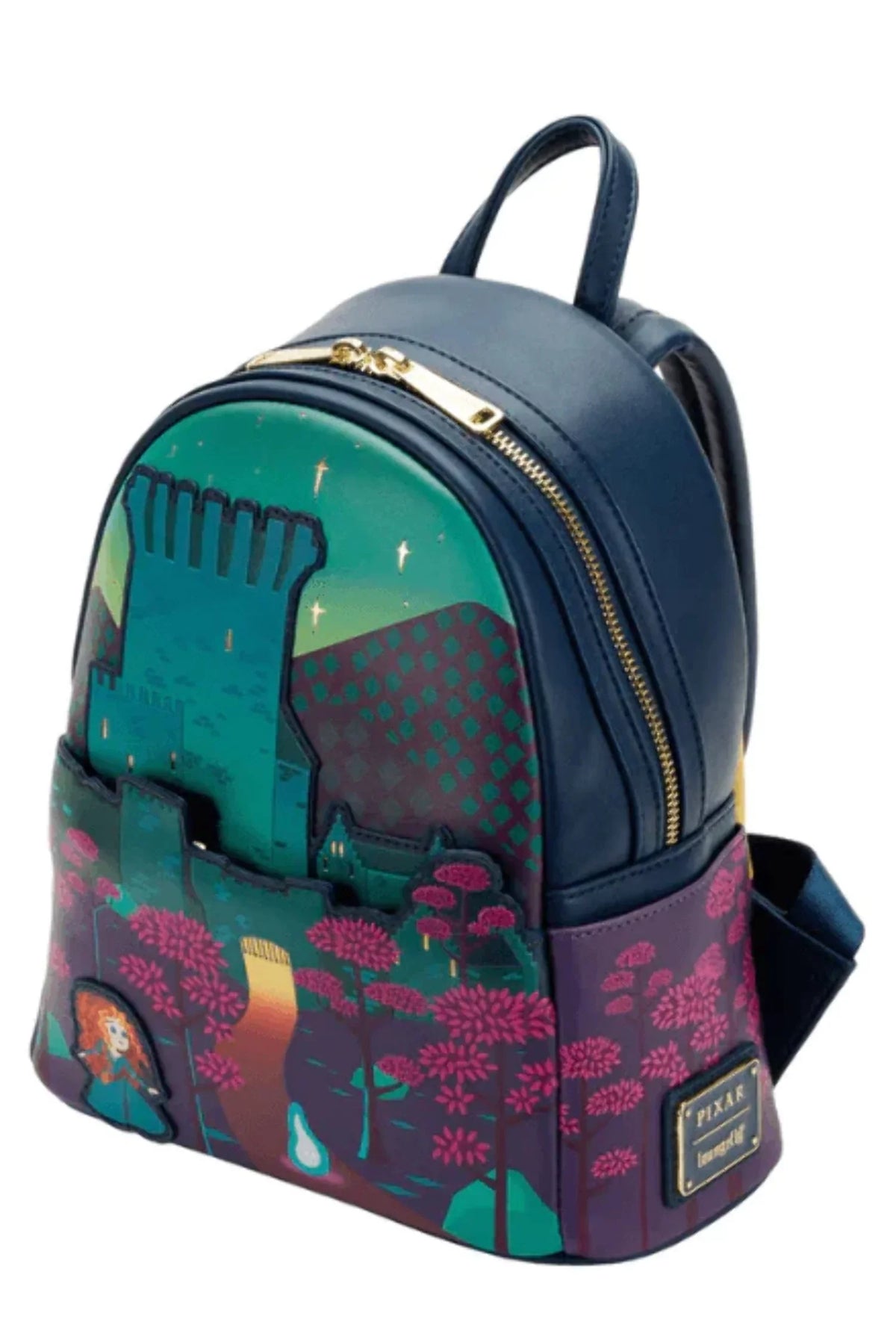Princess Bag Womens Purse Castle Double Brave Shoulder Disney Series Loungefly Strap