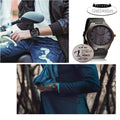 Wooden Mom Husband Wood Watch Watch, for Men Casual Women Family Engraved Customized Son Dad Handmade Wife