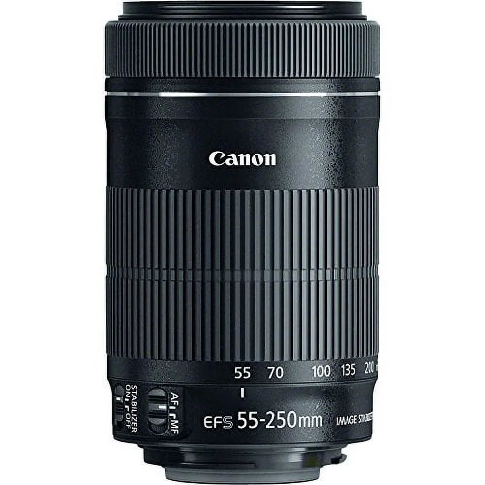 T5, Lens 10 T3, 6D, Class 5D T4i, IS SL1. Deluxe STM EF-S Set Filter Hood Canon Kit 32GB PagingZone + Lens. Card. II MK 70D, For Includes, + Camera Lens T3i, III, Case 55-250mm 3Piece T5i EOS Rebel +