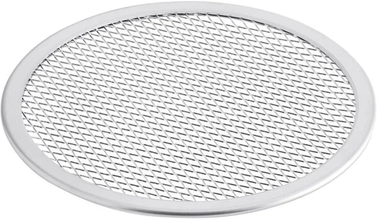 Rim- Home Baking Round Baking Tray of TrueCraftware- for Kitchen Pan Set Aluminum Screen Bakeware Tray Pizzeria Pizza Screen Round & Pizza 2 Restaurants 20” Pizza Seamless