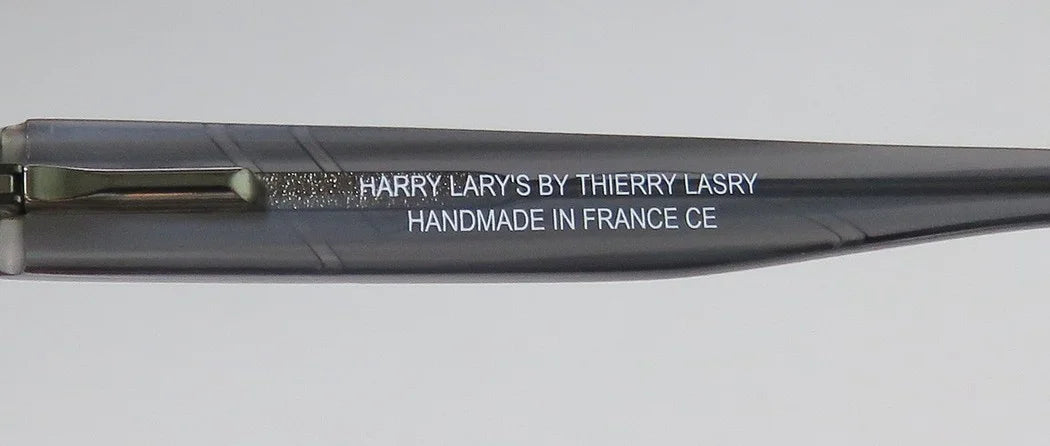 SAGE FULL-RIM FLEXIBLE SPECIAL DEMO HINGES LARY'S COMFORT NEW EYEGLASSES/SPECTACLES MENS FRAME DESIGNER HARRY TRANSPARENT LEGACY GRAY LENSES 55-16-0 / ULTIMATE