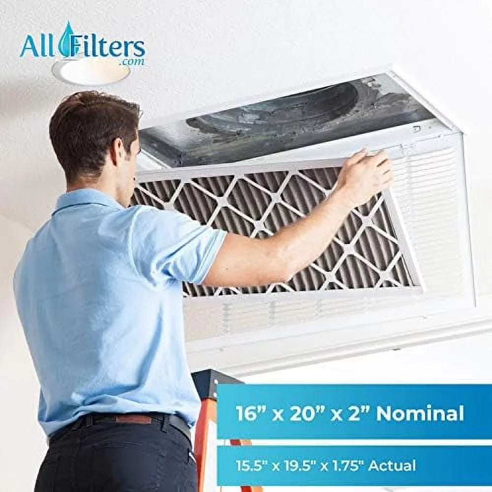 merv air 16x20x2 in filters 11 pleated pack) - made (6
