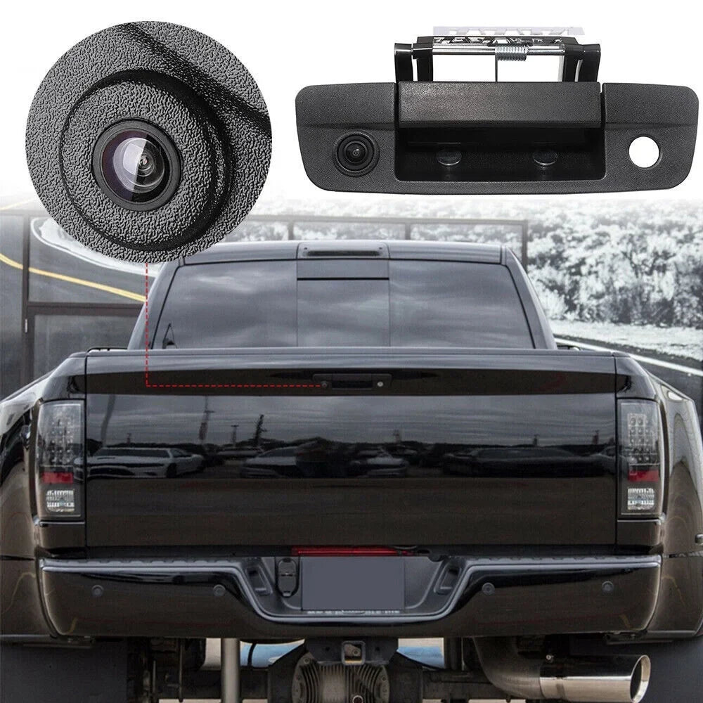 – (09-17) Handle with with Ram Tailgate Camera Dodge Enhance 3500 Backup & 2500 Compatible Safety 1500 (10-19)