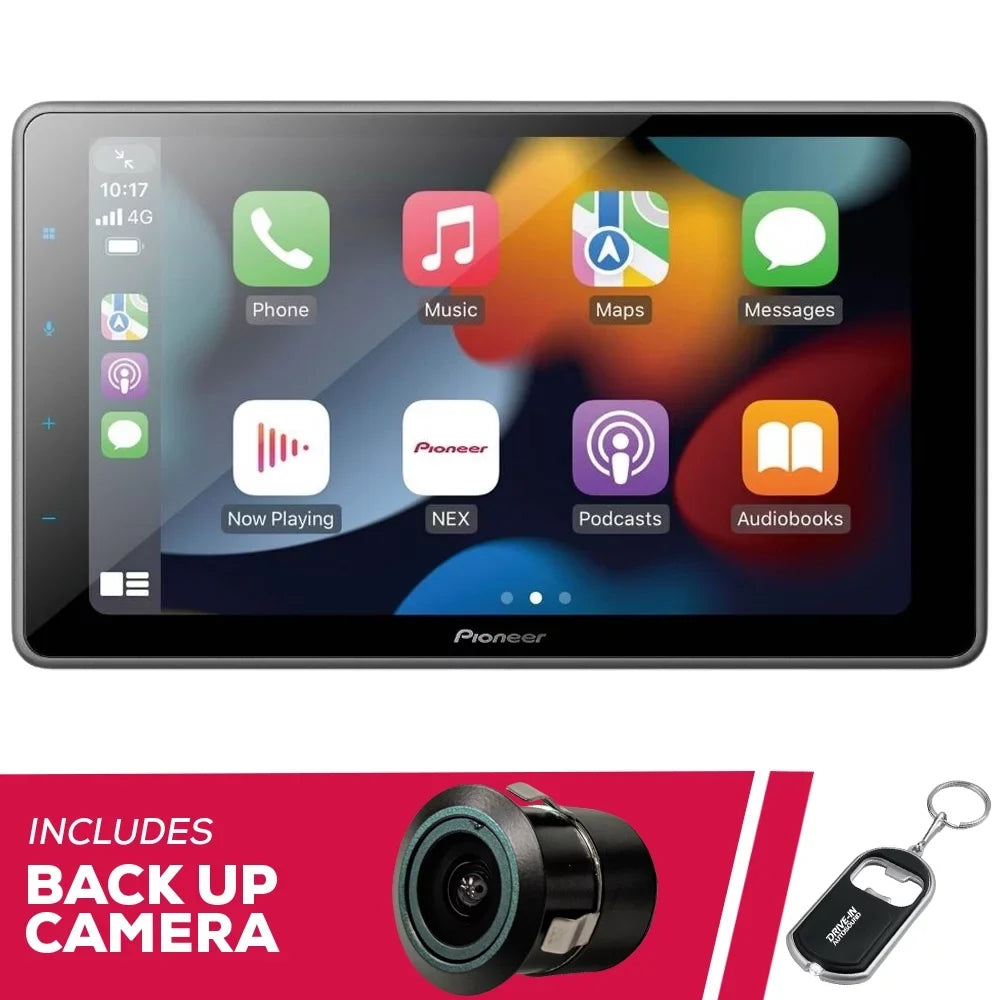 Receiver Camera Pioneer Digital Media 9" with New Bullet DMH-WT3800NEX Backup