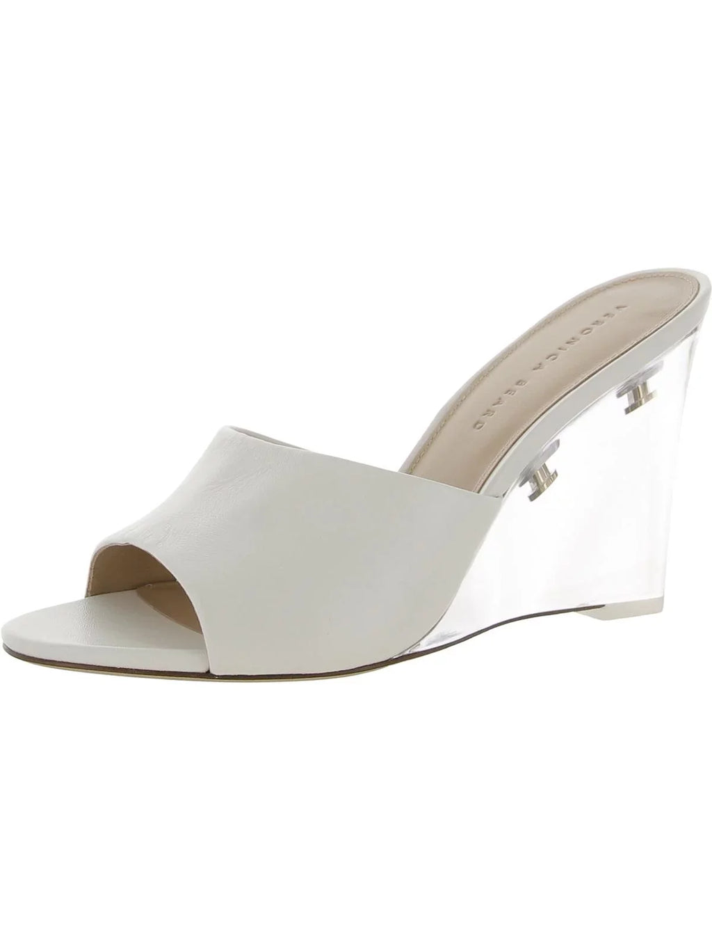 Beard Wedge Leather Slip Dali Lucite Womens On Sandals Veronica