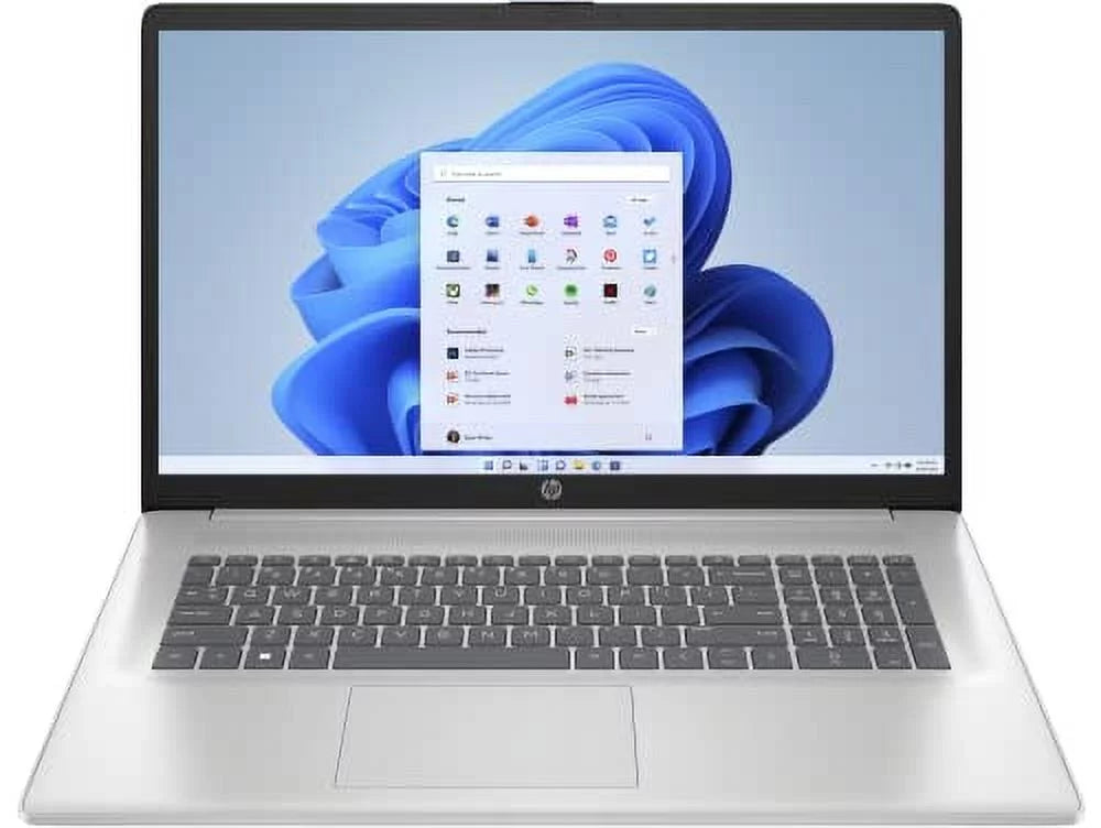 FHD Intel USB Graphics Webcam Natural HP w/RE AX 17.3” 32GB IPS USB-C WiFi Silver BT5.3 HDMI NVMe PC 2023 Windows 1TB SSD Xe DDR4 13th 11 Iris Newest 10-Core i7-1355U Laptop Pro