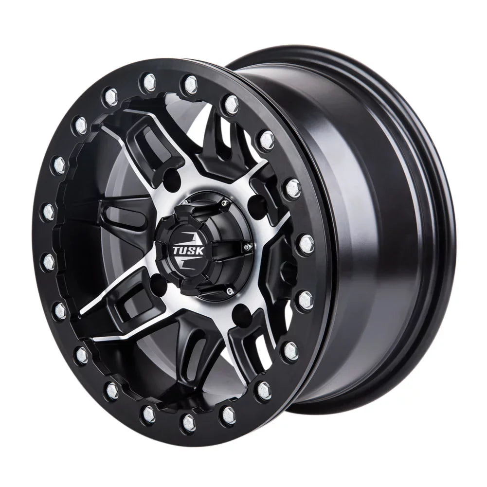 Pack) Defender CAN-AM Tusk Limited Pro 4/137 For (2 + 5.0 Wheel 15x7 Machined/Black 2021-2022 Wasatch Beadlock HD10 2.0