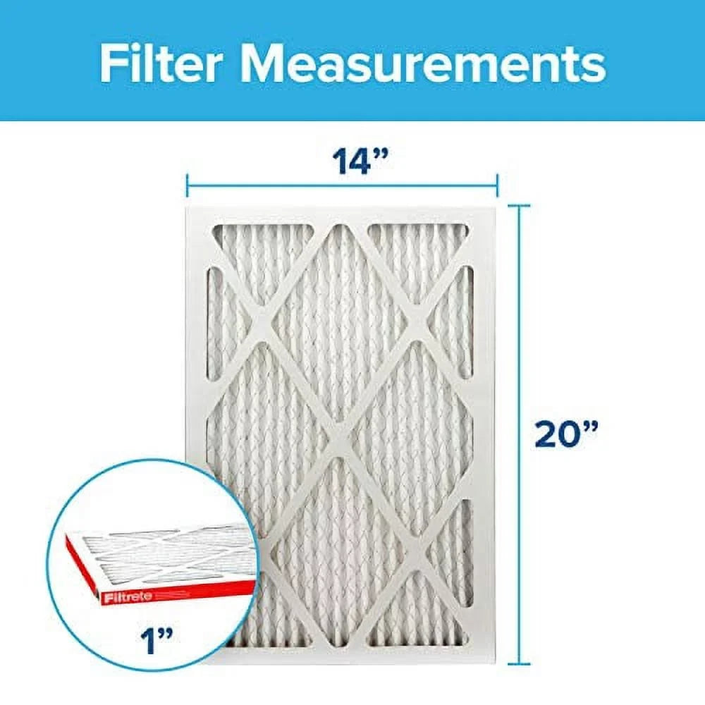 Micro atmospheric 0.81) AC x MPR 1000, 14x20x1, Allergen Filter, Filtrete dimensions 19.81 6-Pack Defense, Furnace 13.81 x (exact