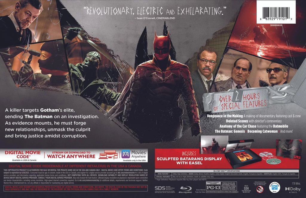 Copy) (Blu-ray + Exclusive) (Walmart The Batman Giftset Exclusive) Digital (Walmart