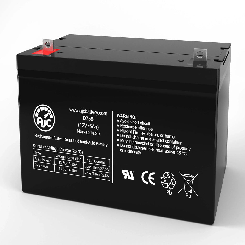 R-4000 - Mobility 12V an Battery Scooter AJC Is Pride Brand This 75Ah Quantum Replacement Mobility