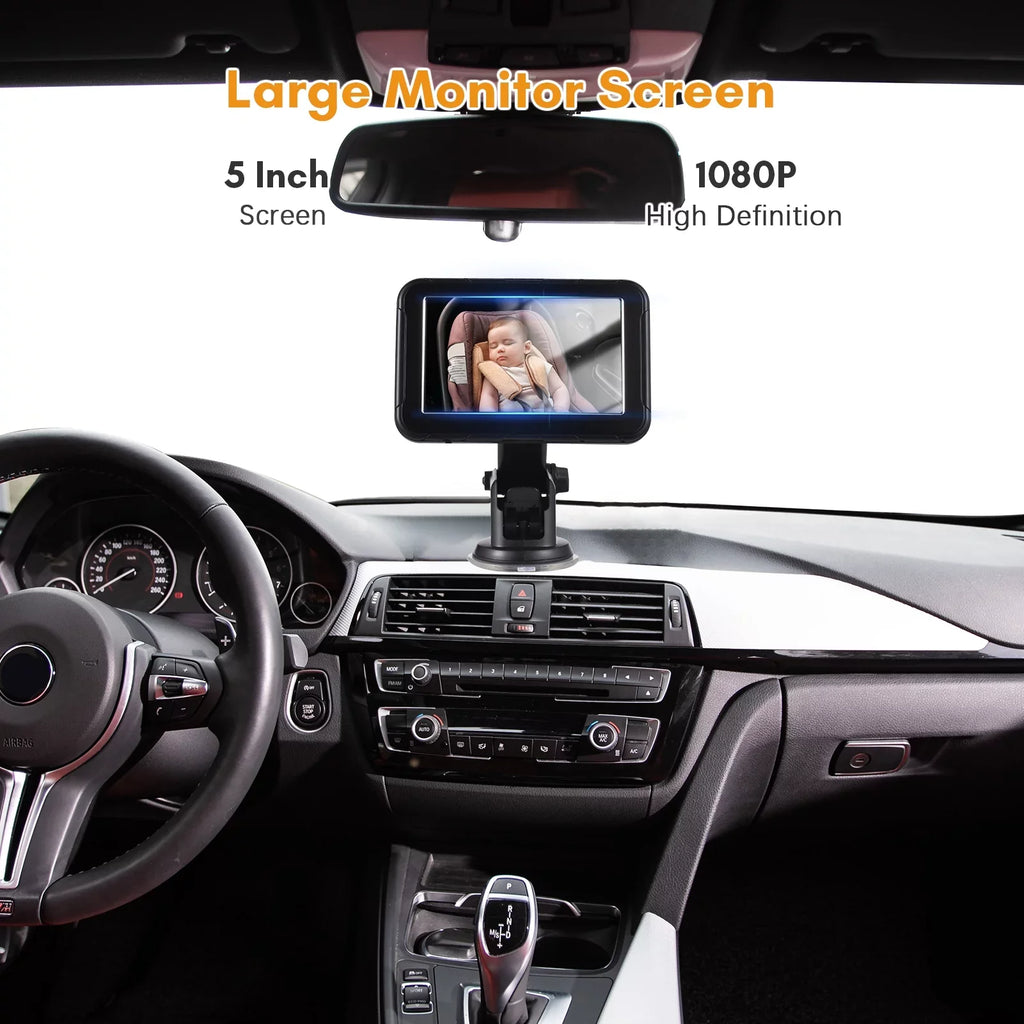 View Wide Display Rear Seat 5 Mirror Seat Baby Monitor Seat Invigilator,Camera 5 Seat 150° 5 Inch Camera Car Inch Car Dazzduo Baby Car 150° Baby View Display Baby Car Mirror Wide Monitor Vision