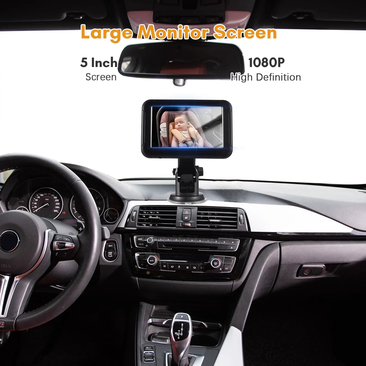 View Wide Display Rear Seat 5 Mirror Seat Baby Monitor Seat Invigilator,Camera 5 Seat 150° 5 Inch Camera Car Inch Car Dazzduo Baby Car 150° Baby View Display Baby Car Mirror Wide Monitor Vision